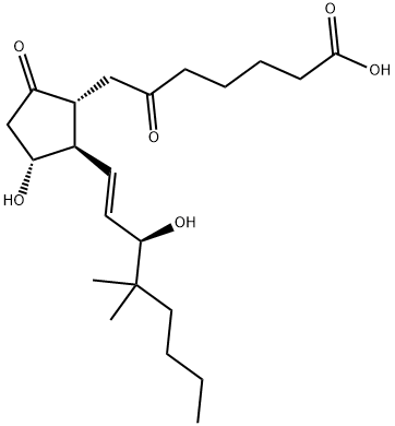 16,16-DIMETHYL-6-KETO PROSTAGLANDIN E1 Structural