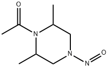 Piperazine,1-acetyl-2,6-dimethyl-4-nitroso-(9CI) Structural