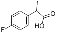 2-(4-fluorophenyl)propionic acid Structural