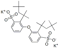 dipotassium oxybis[(1,1,3,3-tetramethylbutyl)benzenesulphonate] Structural