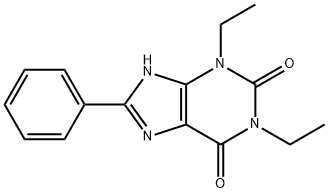 1,3-DIETHYL-8-PHENYLXANTHINE Structural