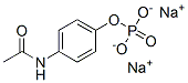 disodium 4-acetamidophenyl phosphate Structural