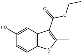 ETHYL 5-HYDROXY-2-METHYLINDOLE-3-CARBOXYLATE Structural