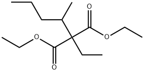 Diethyl ethyl(1-methylbutyl)malonate Structural