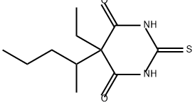 (+/-)-THIOPENTAL Structural