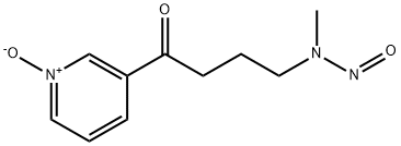 4-(Methylnitrosamino)-1-(3-pyridyl-N-oxide)-1-butanone Structural