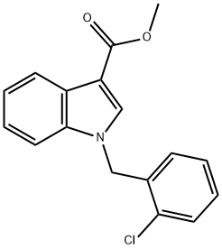 1H-INDOLE-3-CARBOXYLIC ACID, 1-[(2-CHLOROPHENYL)METHYL]-,METHYL ESTER