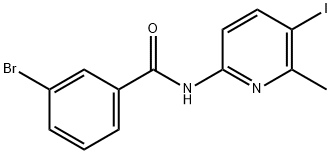 BENZAMIDE, 3-BROMO-N-(5-IODO-6-METHYL-2-PYRIDINYL)-