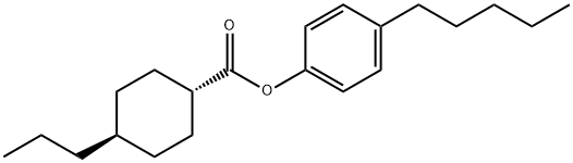 4-Pentylphenyl-4'-trans-propylcyclohexylcarboxylate Structural