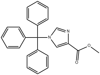 Methyl 1-trityl-1H-iMidazole-4-carboxylate Structural