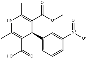 (S)-(+)-1,4-Dihydro-2,6-dimethyl-4-(3-nitrophenyl)-3,5-pyridinedicarboxylic Acid Monomethyl Ester