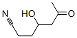 Heptanenitrile, 4-hydroxy-6-oxo- (9CI) Structural