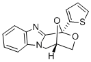 1,4-Epoxy-1H,3H-(1,4)oxazepino(4,3-a)benzimidazole, 4,5-dihydro-1-(2-t hienyl)-