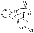 1,4-Epoxy-1H,3H-(1,4)oxazepino(4,3-a)benzimidazole, 4,5-dihydro-1-(3-c hlorophenyl)-