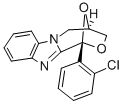 1,4-Epoxy-1H,3H-(1,4)oxazepino(4,3-a)benzimidazole, 4,5-dihydro-1-(2-c hlorophenyl)-