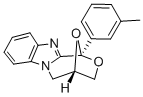 1,4-Epoxy-1H,3H-(1,4)oxazepino(4,3-a)benzimidazole, 4,5-dihydro-1-(3-m ethylphenyl)- Structural