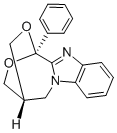 1,4-(Epoxymethanol)-1H,3H-(1,4)oxazepino(4,3-a)benzimidazole, 4,5-dihy dro-1-phenyl- Structural