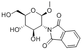 Methyl 2-Deoxy-2-N-phthalimido-b-D-glucopyranoside Structural