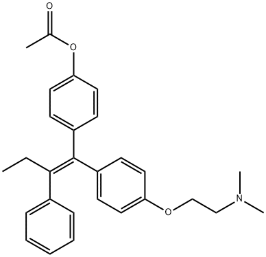 (E)-4-Acetoxy Tamoxifen Structural