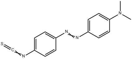 4-(N,N-DIMETHYLAMINO)AZOBENZENE-4'-ISOTHIOCYANATE Structural