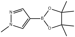 1-Methyl-4-pyrazole boronic acid pinacol ester Structural Picture