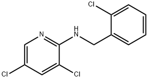 3,5-dichloro-N-[(2-chlorophenyl)methyl]pyridin-2-amine