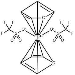 TITANOCENE BIS(TRIFLUOROMETHANESULFONATE) Structural