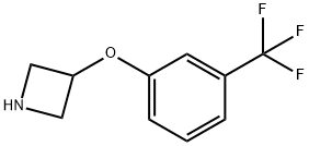 3-[3-(trifluoromethyl)phenoxy]azetidine Structural