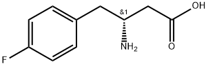 (R)-3-AMINO-4-(4-FLUOROPHENYL)BUTANOIC ACID Structural