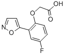 2-(4-FLUORO-2-(ISOXAZOL-5-YL)PHENOXY)ACETIC ACID Structural