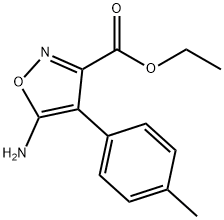 ETHYL 5-AMINO-4-P-TOLYLISOXAZOLE-3-CARBOXYLATE