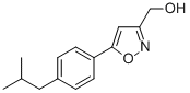 (5-(4-ISOBUTYLPHENYL)ISOXAZOL-3-YL)METHANOL Structural