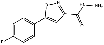 5-(4-FLUOROPHENYL)ISOXAZOLE-3-CARBOHYDRAZIDE Structural