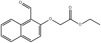 ETHYL 2-[(1-FORMYL-2-NAPHTHYL)OXY]ACETATE Structural