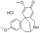 3H-7,12b-Methanodibenz(c,e)azocin-3-one, 5,6,7,8-tetrahydro-2,10-dimet hoxy-, hydrochloride, (+-)-