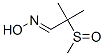 2-Methyl-2-(methylsulfinyl)propionaldehyde oxime Structural