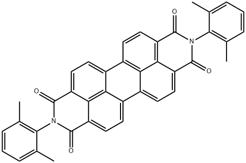 N,N'-BIS(2,6-DIMETHYLPHENYL)PERYLENE-3,4,9,10-TETRACARBOXYLIC DIIMIDE Structural