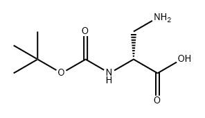 BOC-D-DAP-OH Structural