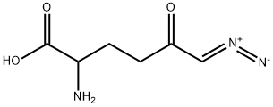 Norleucine, 6-diazo-5-oxo- Structural
