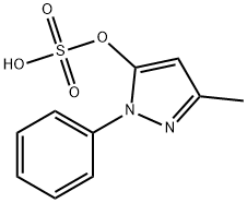 1H-Pyrazol-5-ol, 3-methyl-1-phenyl-, hydrogen sulfate (ester)