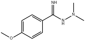 Benzenecarboximidic acid, 4-methoxy-, 2,2-dimethylhydrazide (9CI) Structural