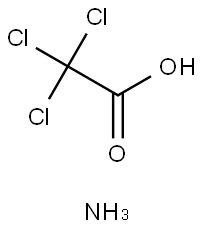 ammonium trichloroacetate Structural