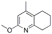 Quinoline, 5,6,7,8-tetrahydro-2-methoxy-4-methyl- (9CI) Structural