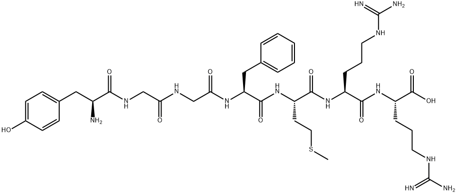 MET-ENKEPHALIN-ARG-ARG Structural