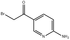 Ethanone, 1-(6-amino-3-pyridinyl)-2-bromo- (9CI) Structural