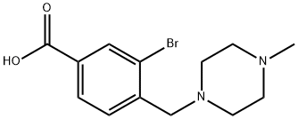 3-Bromo-4-[(4-methylpiperazin-1-yl)methyl]benzoic acid