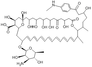 Candicidin D, 40-demethyl-3,7-dideoxo-3,7-dihydroxy-N47-methyl-5-oxo-, cyclic 15,19-hemiacetal Structural