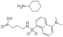 DANSYL-GAMMA-AMINO-N-BUTYRIC ACID CYCLOHEXYLAMMONIUM SALT Structural