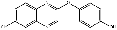 6-CHLORO-2-[(4-HYDROXYPHENYL)OXY]QUINOXALINE Structural