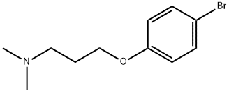 3-(4-Bromophenoxy)-N,N-dimethylpropylamine Structural